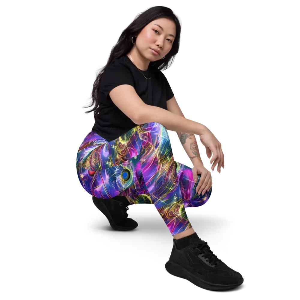 Plasma Drift on Leggings with Pockets — Right Front
