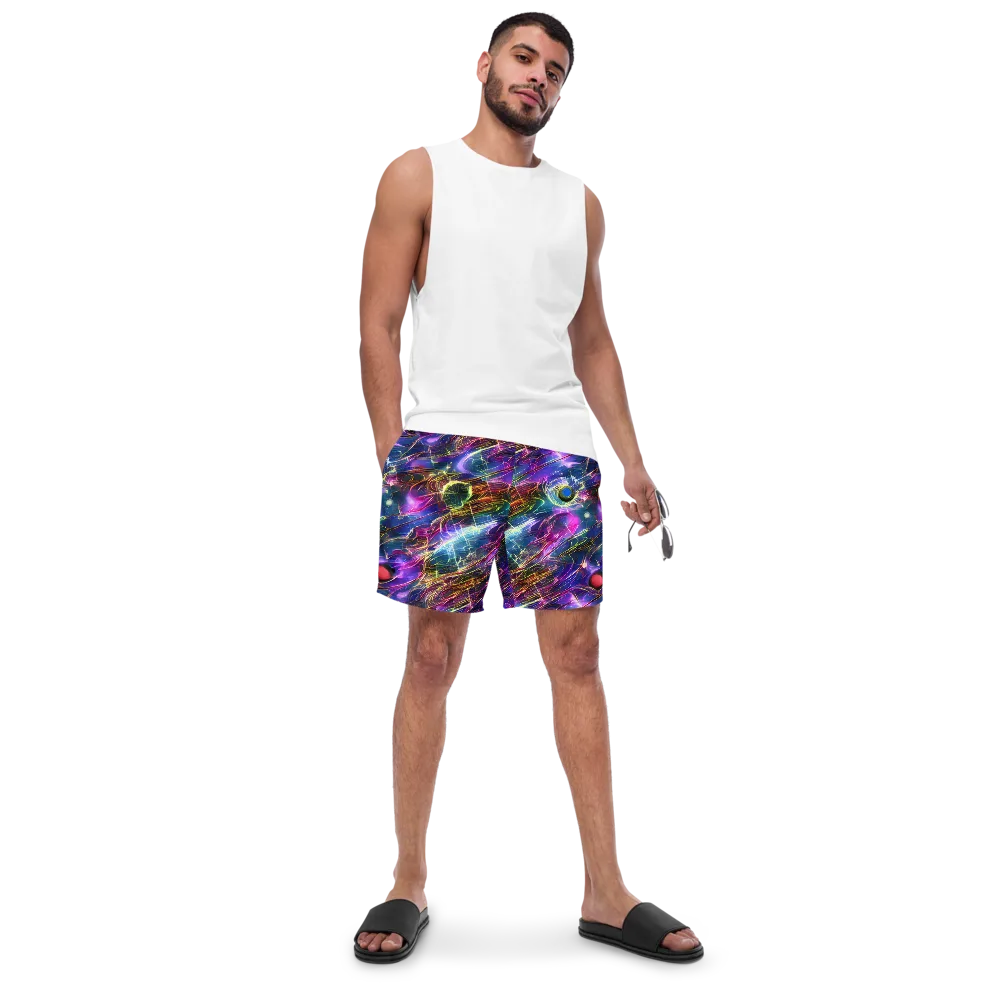 Plasma Drift on Swim Trunks — Front