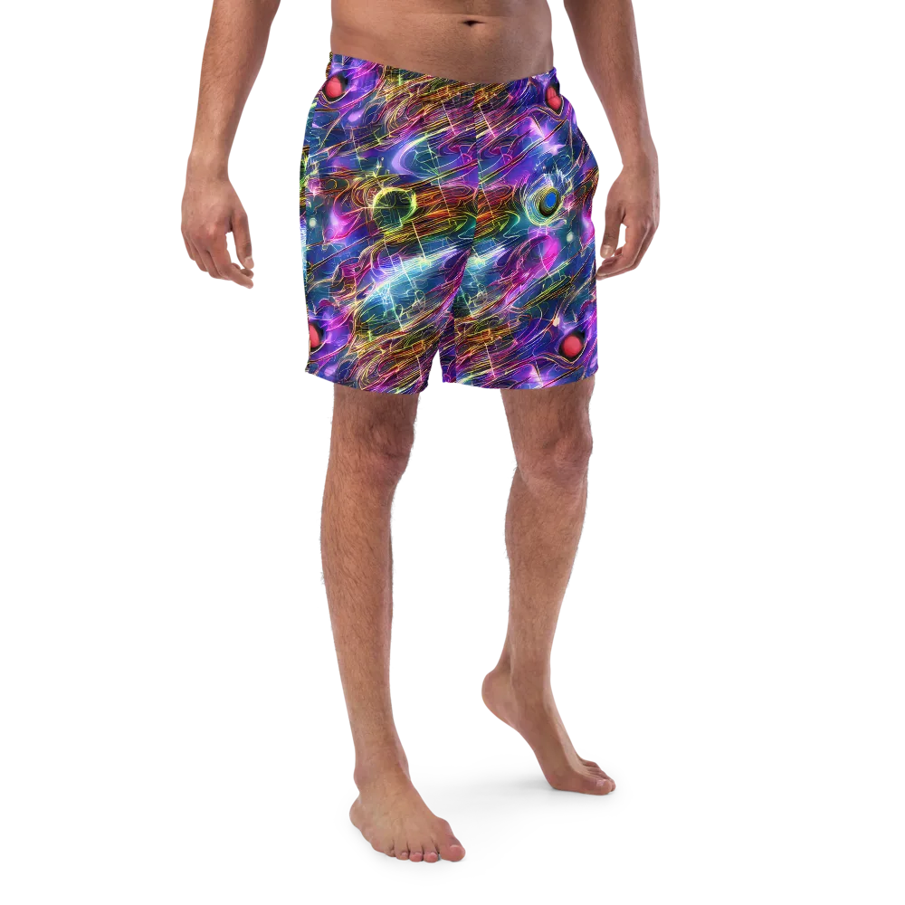 Plasma Drift on Swim Trunks — Front