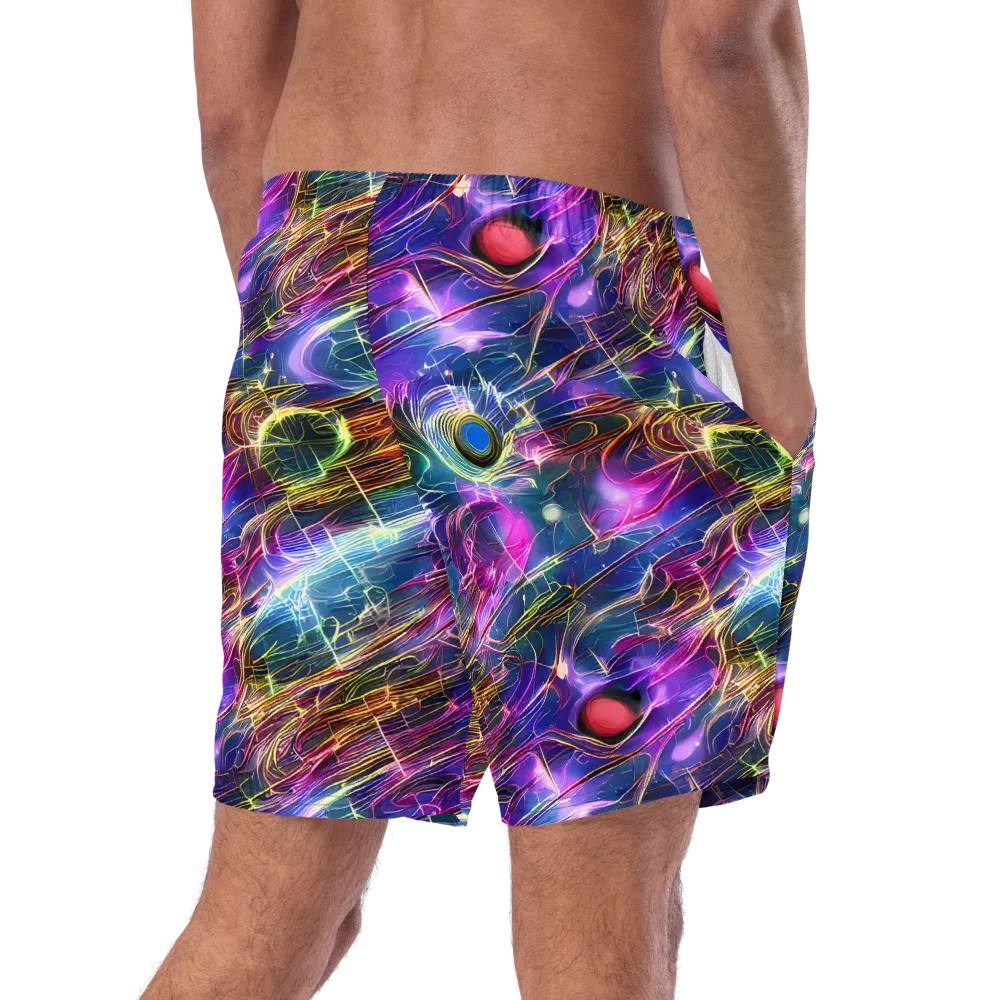 Plasma Drift on Swim Trunks — Right Back