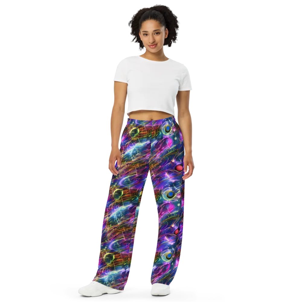Plasma Drift on Wide-Leg Pants — Front