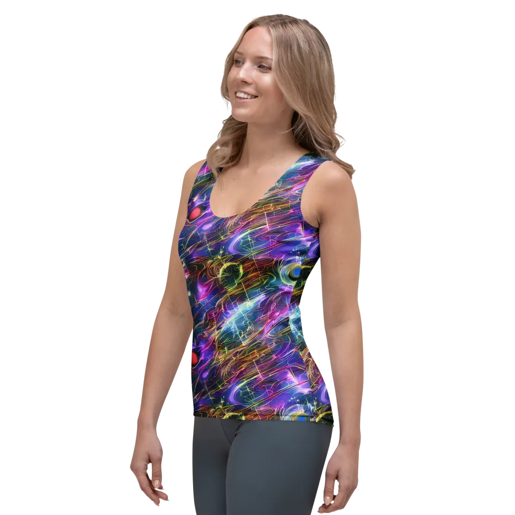 Plasma Drift on Women's Tank Top — Left Front