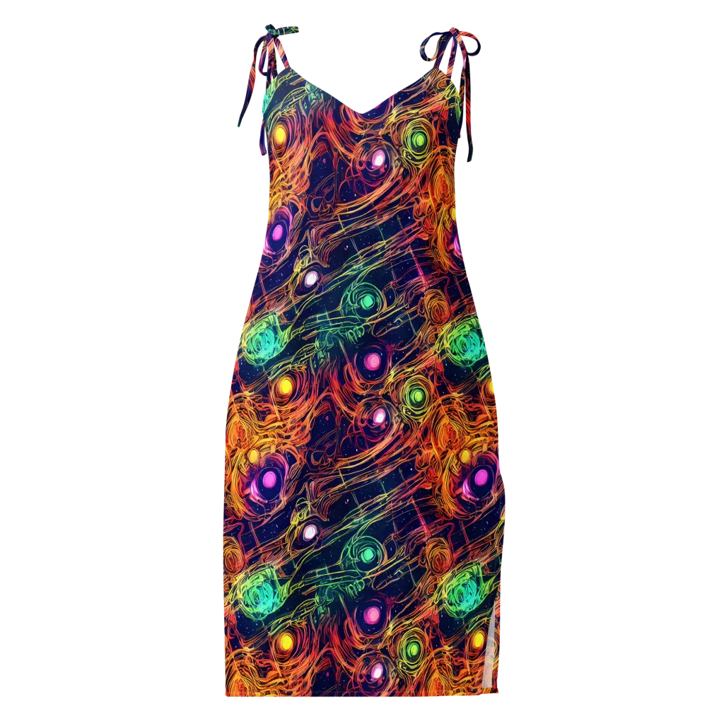 Stellar Circuit on Slip Dress — Front