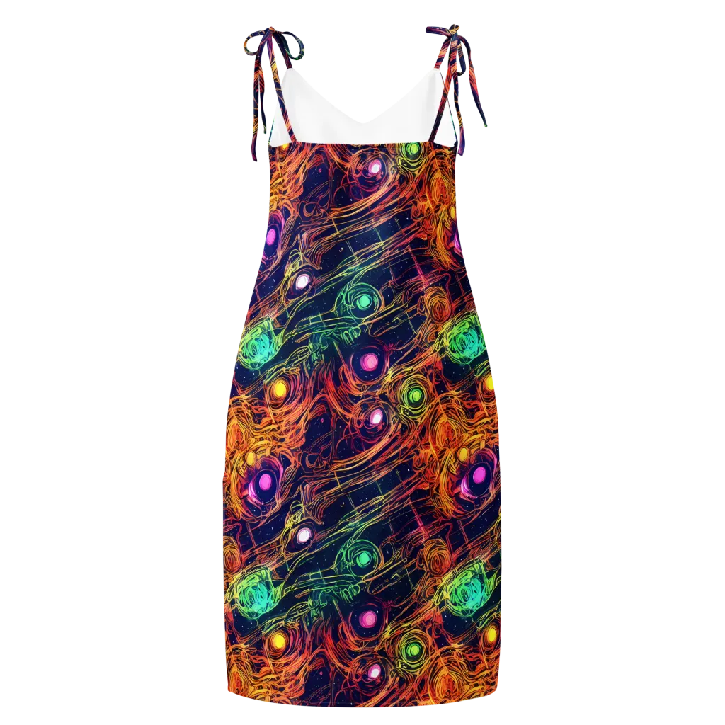 Stellar Circuit on Slip Dress — Back