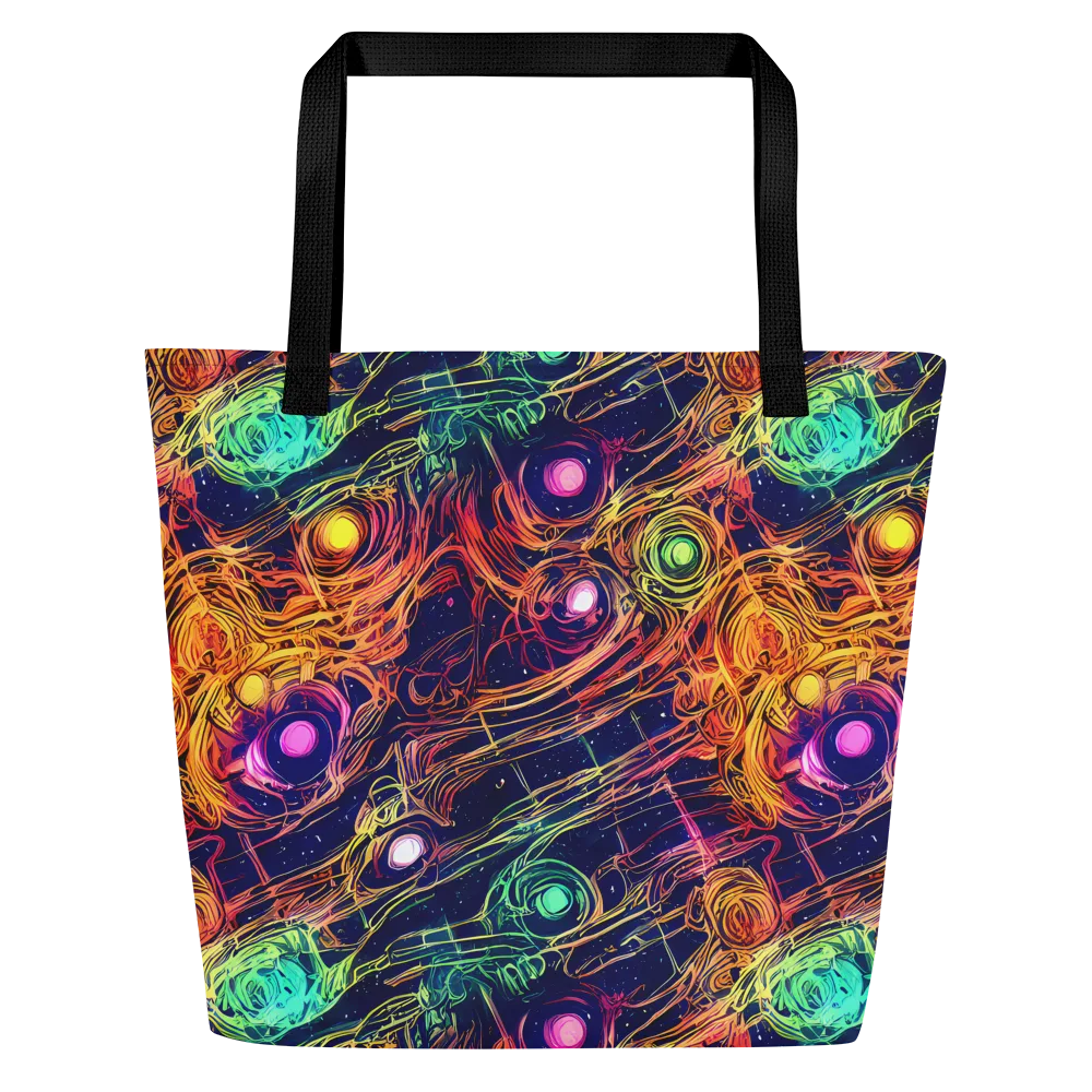 Stellar Circuit on Large Tote Bag W/ Pocket — Front