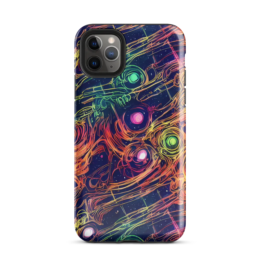 Stellar Circuit on Tough Case for iPhone® — Front