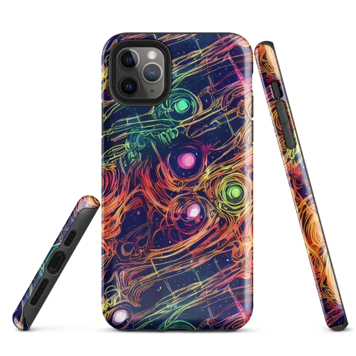 Stellar Circuit on a Tough Case for iPhone®