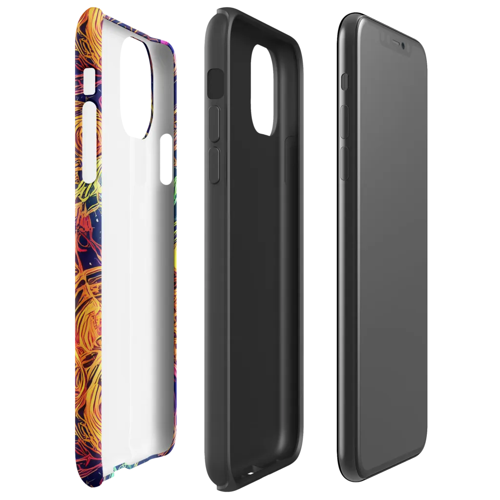 Stellar Circuit on Tough Case for iPhone® — Right