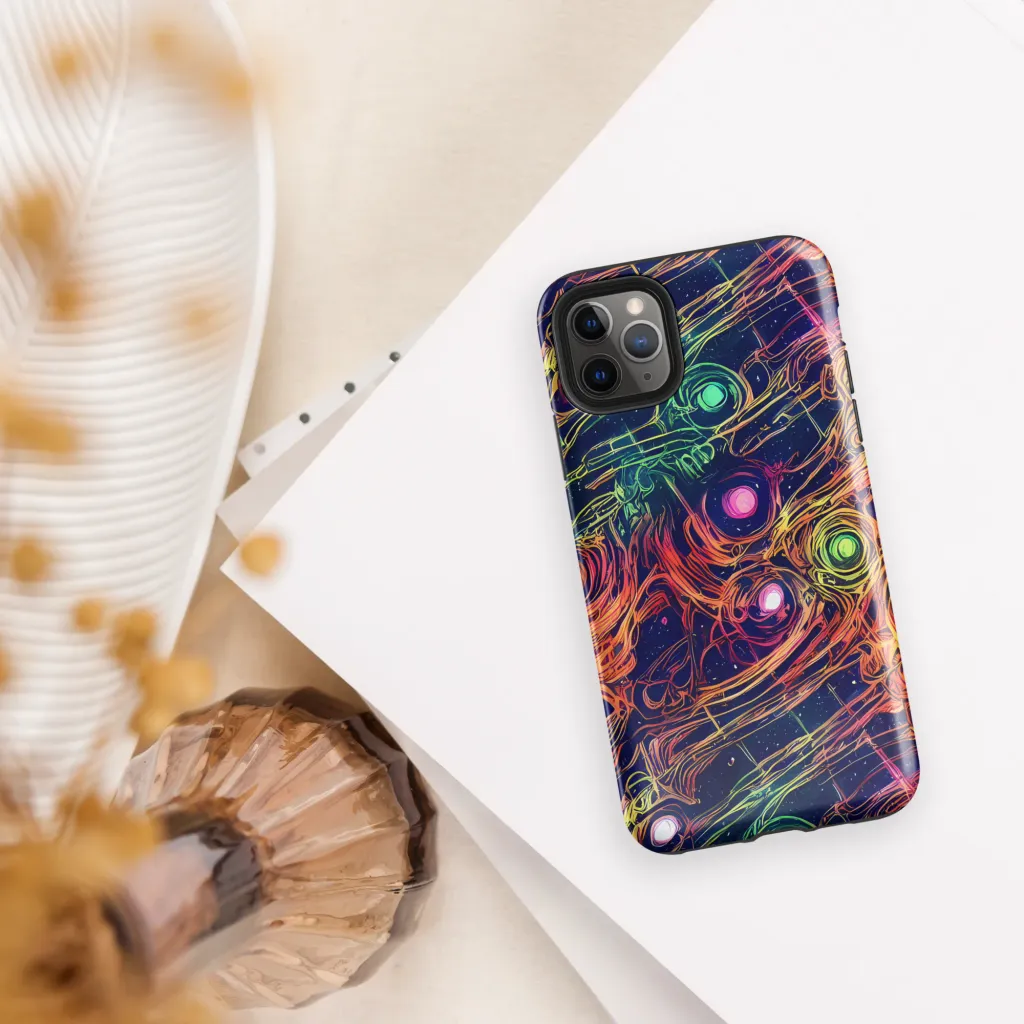 Stellar Circuit on Tough Case for iPhone® — Front