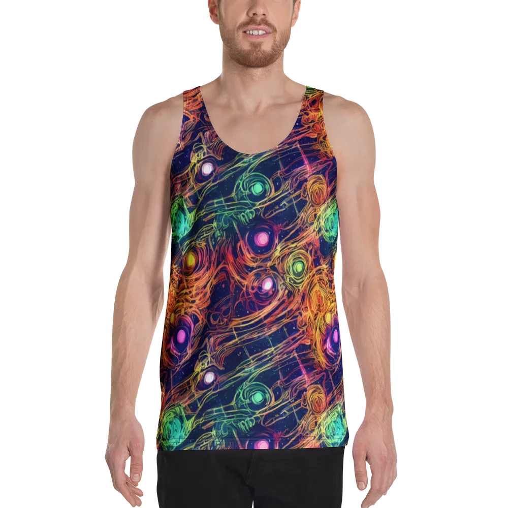 Stellar Circuit on Men's Tank Top — Front