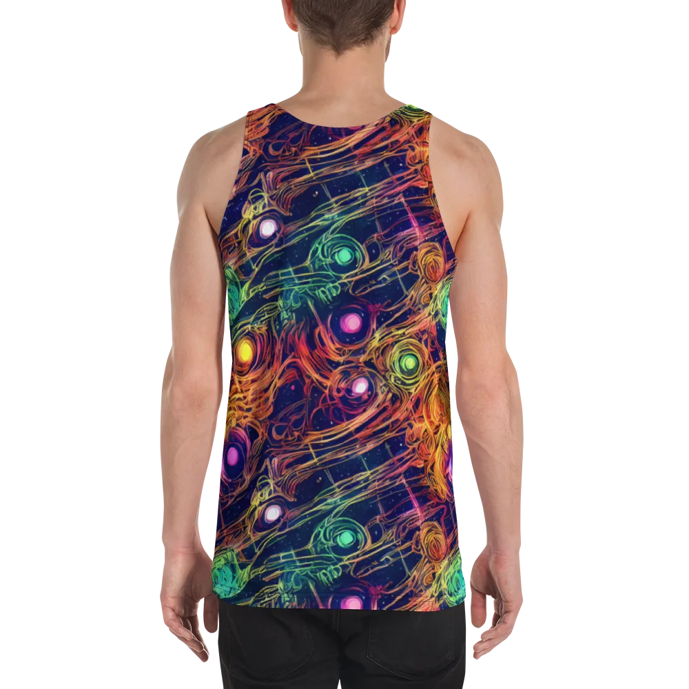 Stellar Circuit on Men's Tank Top — Back