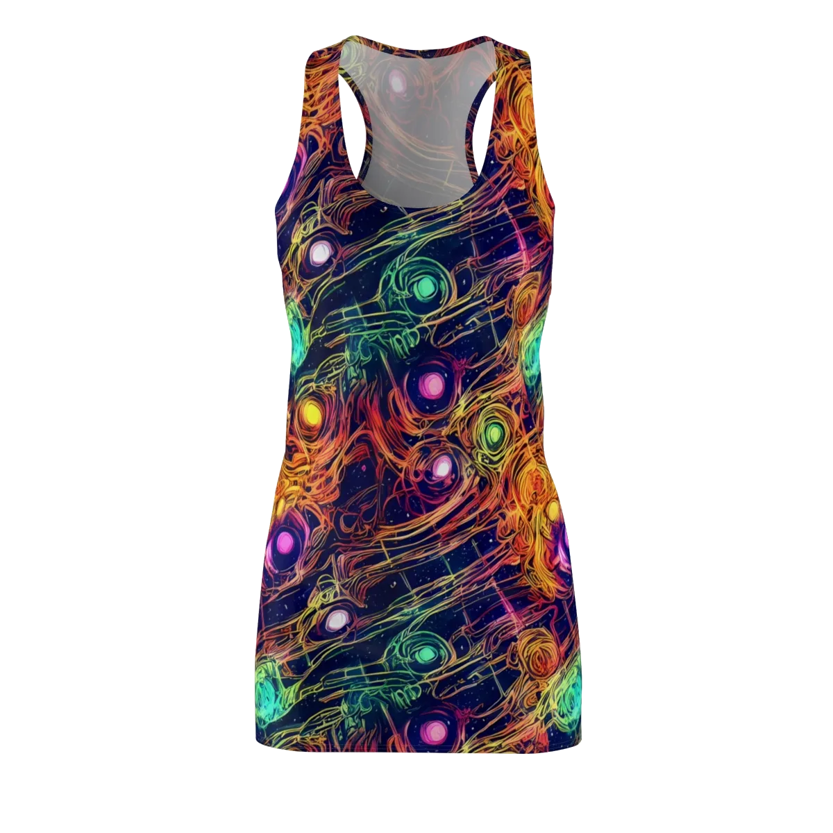 Stellar Circuit on Racerback Dress — Front
