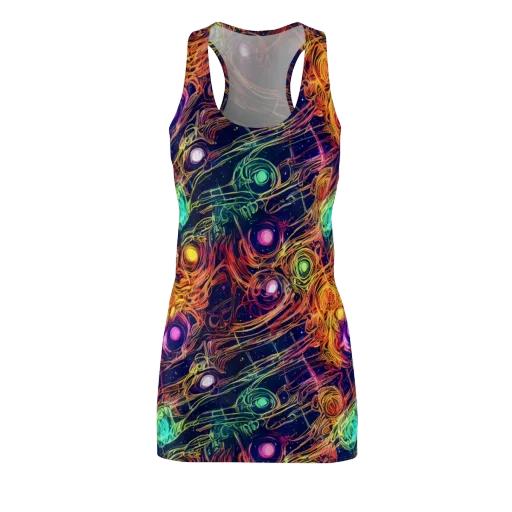 Stellar Circuit on a Racerback Dress