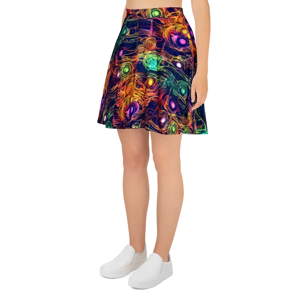 Stellar Circuit on Skater Skirt — Left