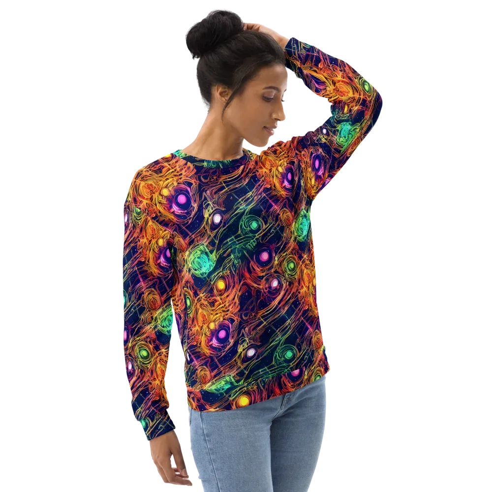 Stellar Circuit on Sweatshirt — Right Front