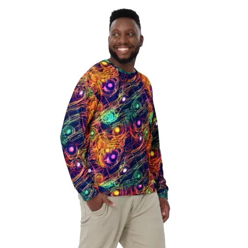 Stellar Circuit on a Sweatshirt