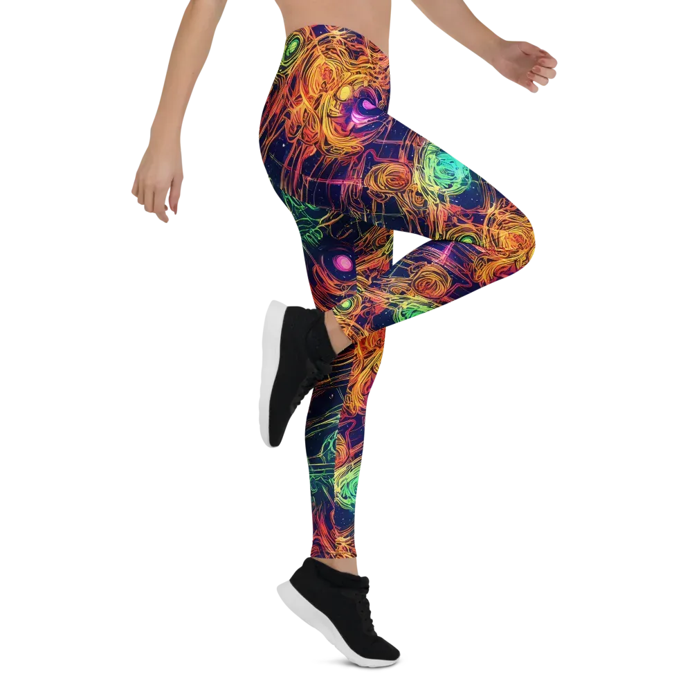 Stellar Circuit on Leggings — Right