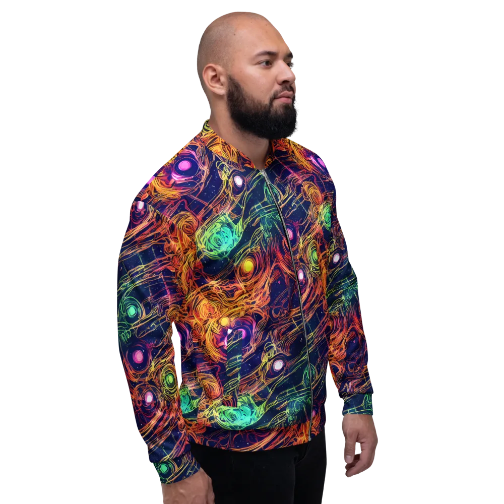 Stellar Circuit on Bomber Jacket — Right
