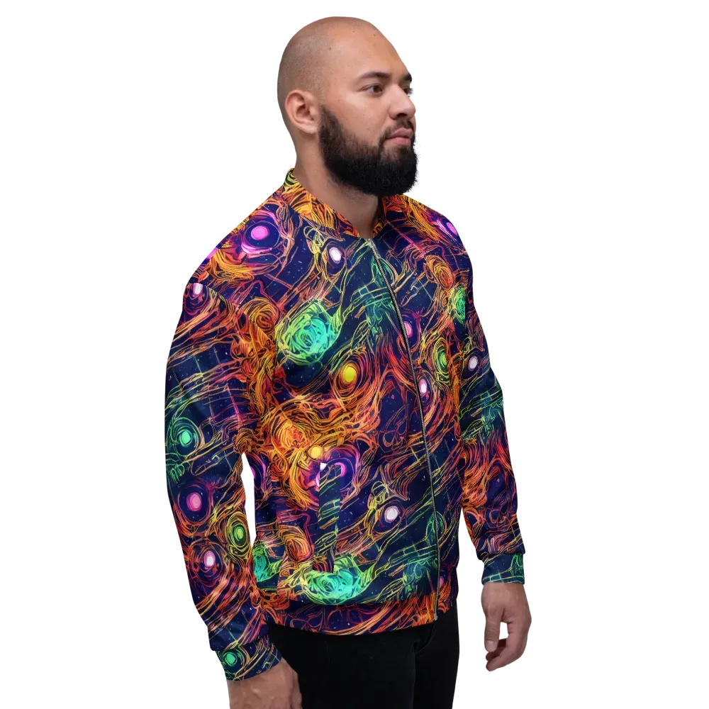 Stellar Circuit on Bomber Jacket — Right