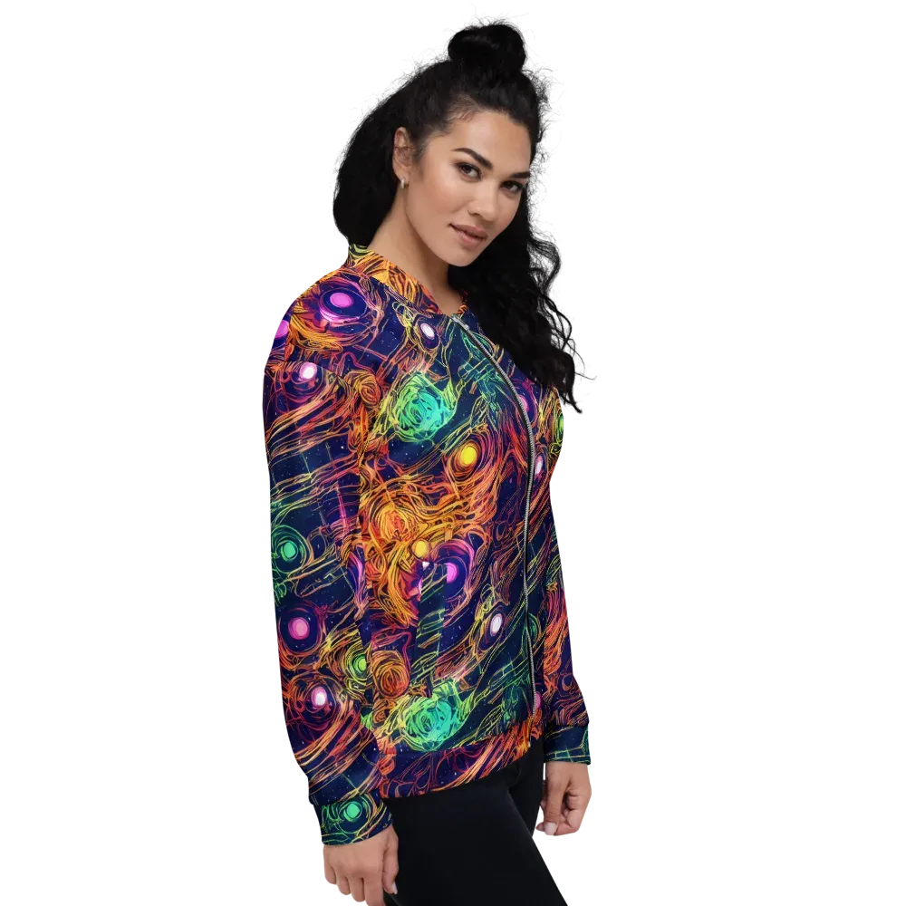 Stellar Circuit on Bomber Jacket — Right