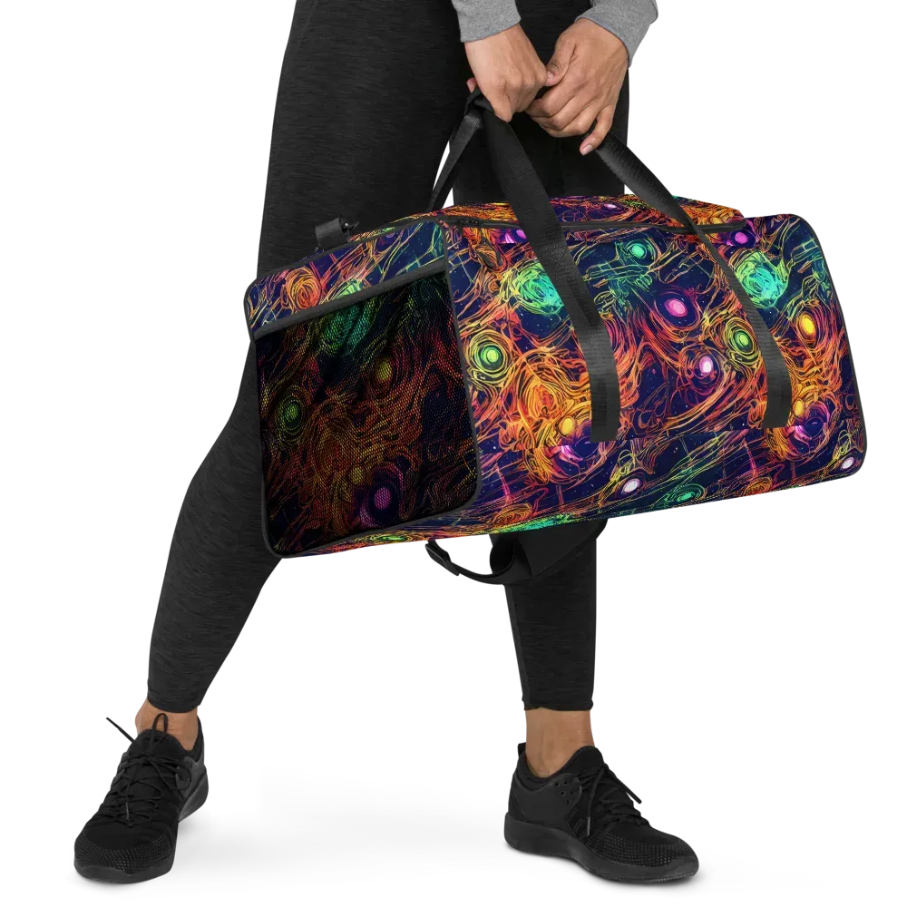 Stellar Circuit on Duffle Bag — Right Front