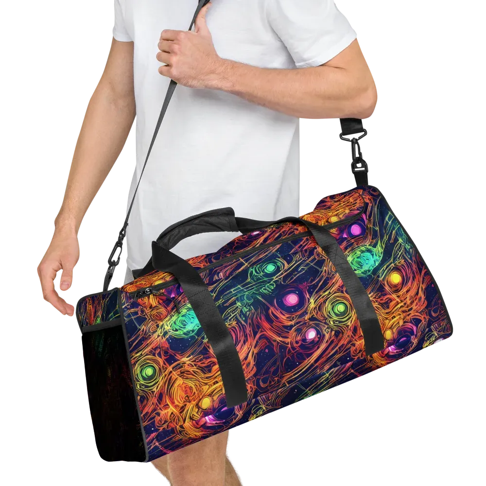 Stellar Circuit on Duffle Bag — Right Front