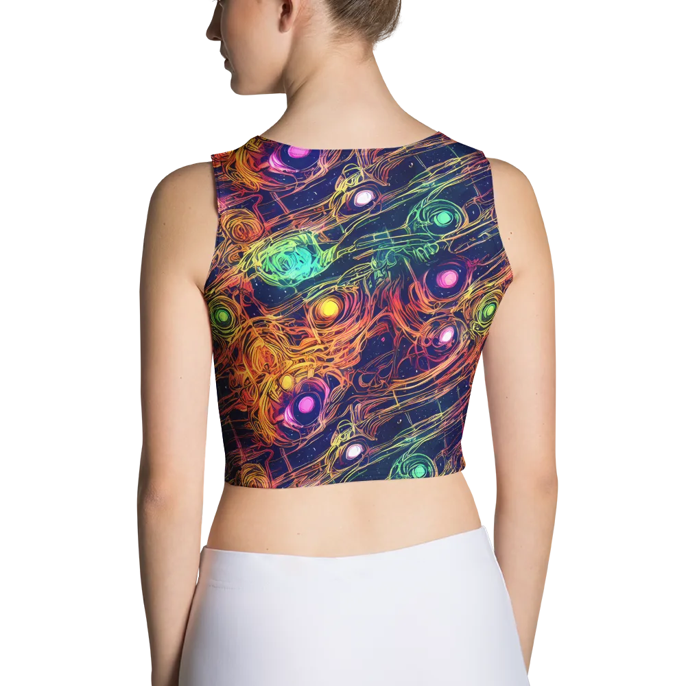 Stellar Circuit on Crop Top — Back