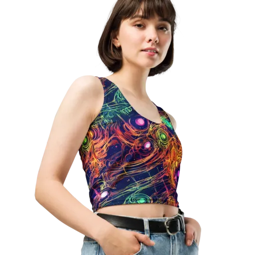 Stellar Circuit on a Crop Top