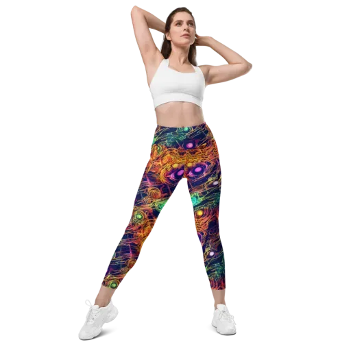 Stellar Circuit on a Leggings with Pockets