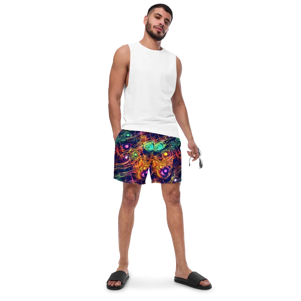 Stellar Circuit on Swim Trunks — Front