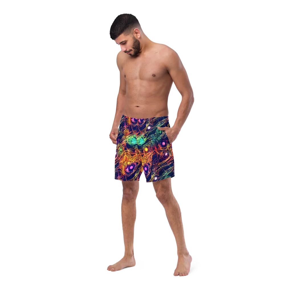 Stellar Circuit on Swim Trunks — Left Front