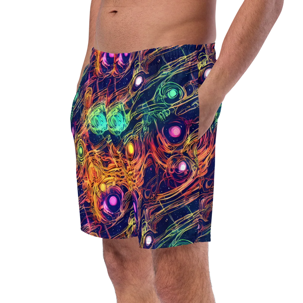 Stellar Circuit on Swim Trunks — Left Front