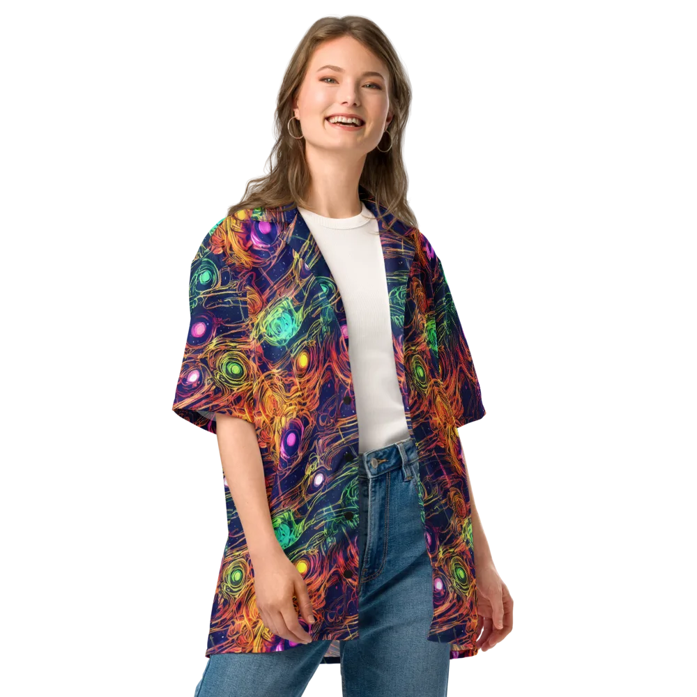 Stellar Circuit on Button Shirt — Front