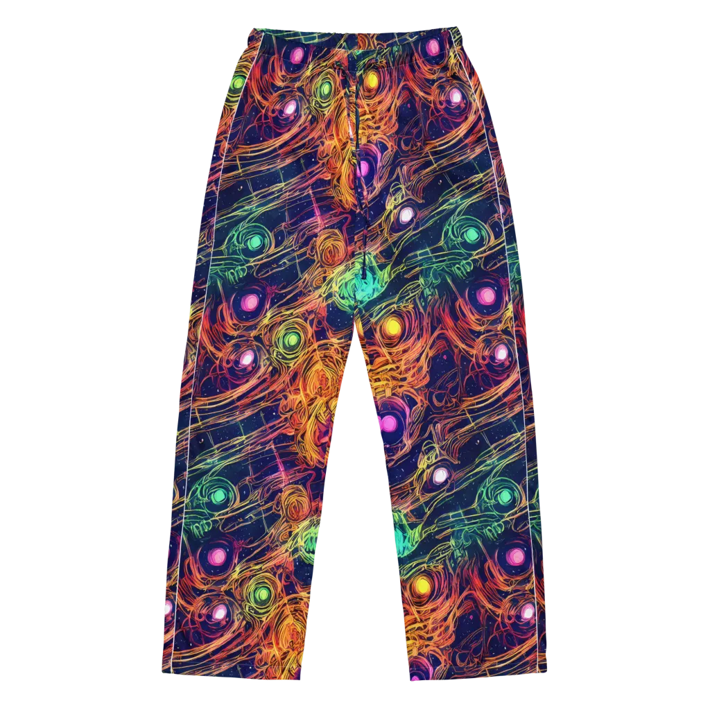Stellar Circuit on Women's Pajama Pants — Front