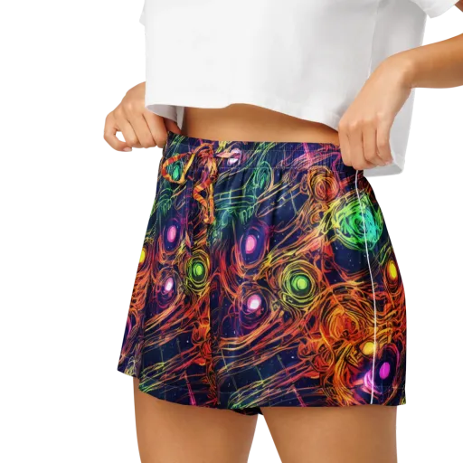 Stellar Circuit on a Women's Pajama Shorts