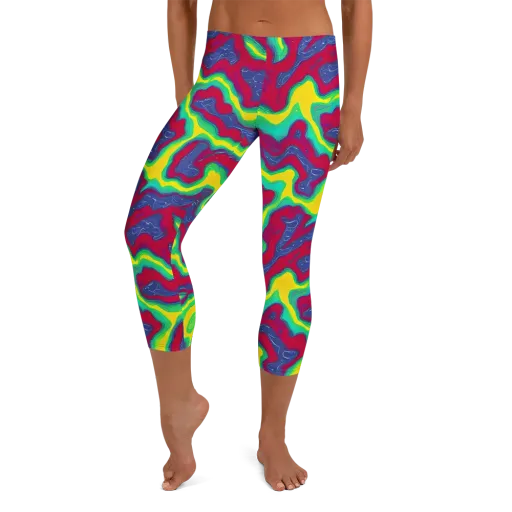 Voltage Valley on a Capri Leggings