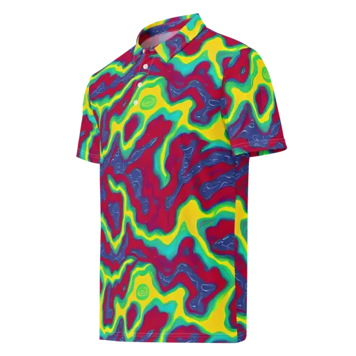 Voltage Valley on a Men's Slim Fit Polo Shirt