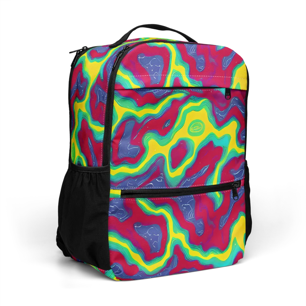 Voltage Valley on Utility Backpack — Right Front