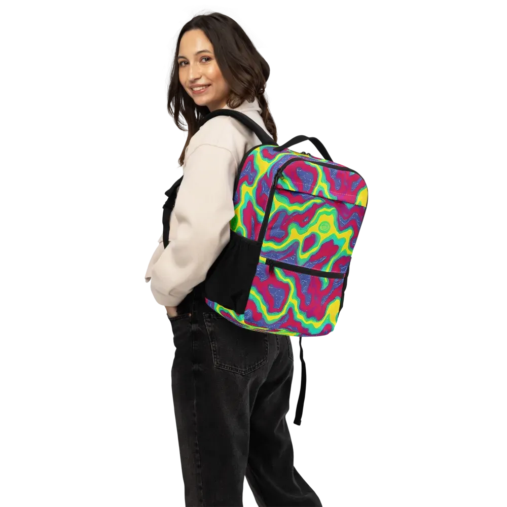 Voltage Valley on Utility Backpack — Back