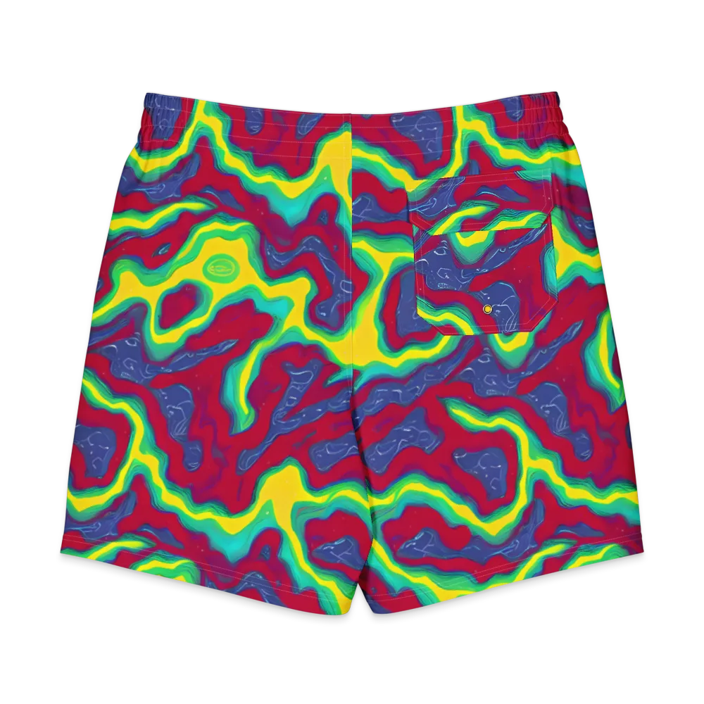 Voltage Valley on Men's Board Shorts — Back