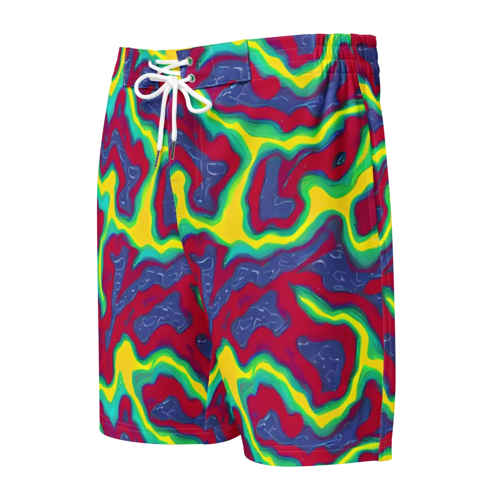 Voltage Valley on Men's Board Shorts — Front