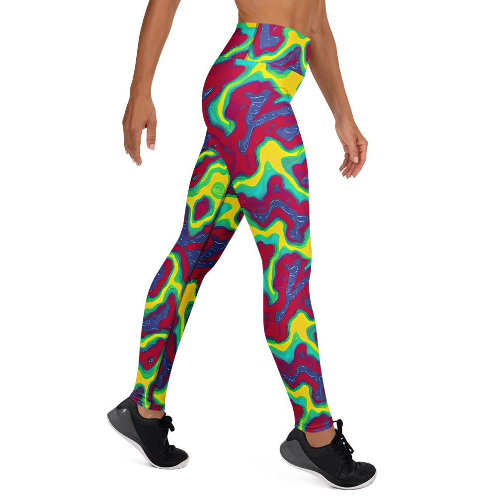 Voltage Valley on Yoga Leggings — Right