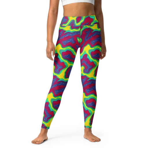 Voltage Valley on a Yoga Leggings