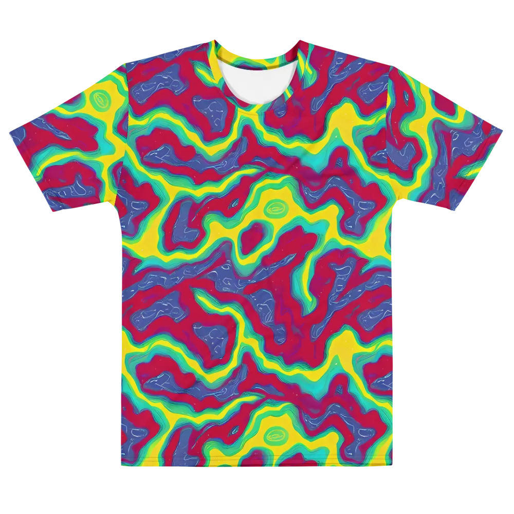 Voltage Valley on Men's Cotton Crew Neck T-Shirt — Front