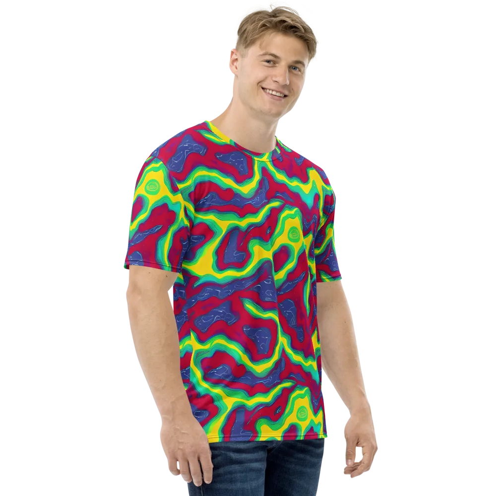 Voltage Valley on Men's Crew Neck T-Shirt — Right