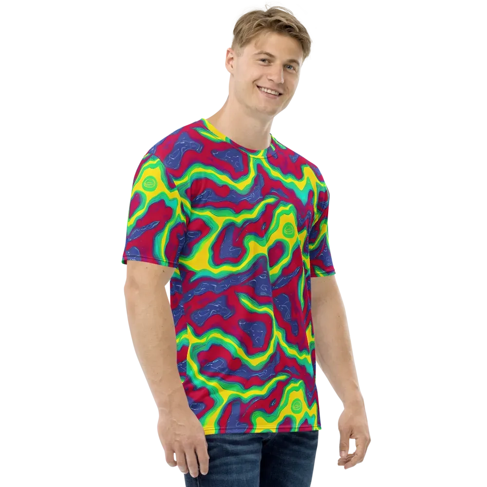 Voltage Valley on Men's Crew Neck T-Shirt — Right