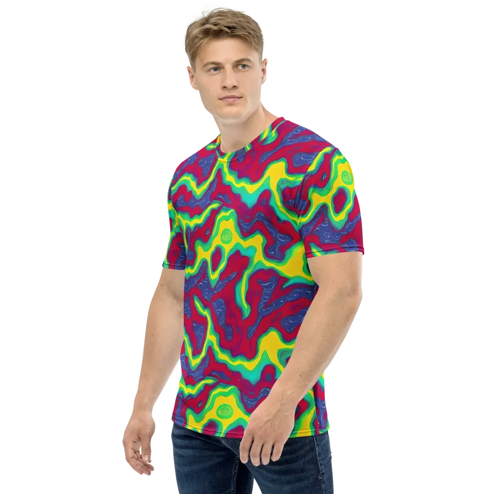 Voltage Valley on Men's Crew Neck T-Shirt — Left