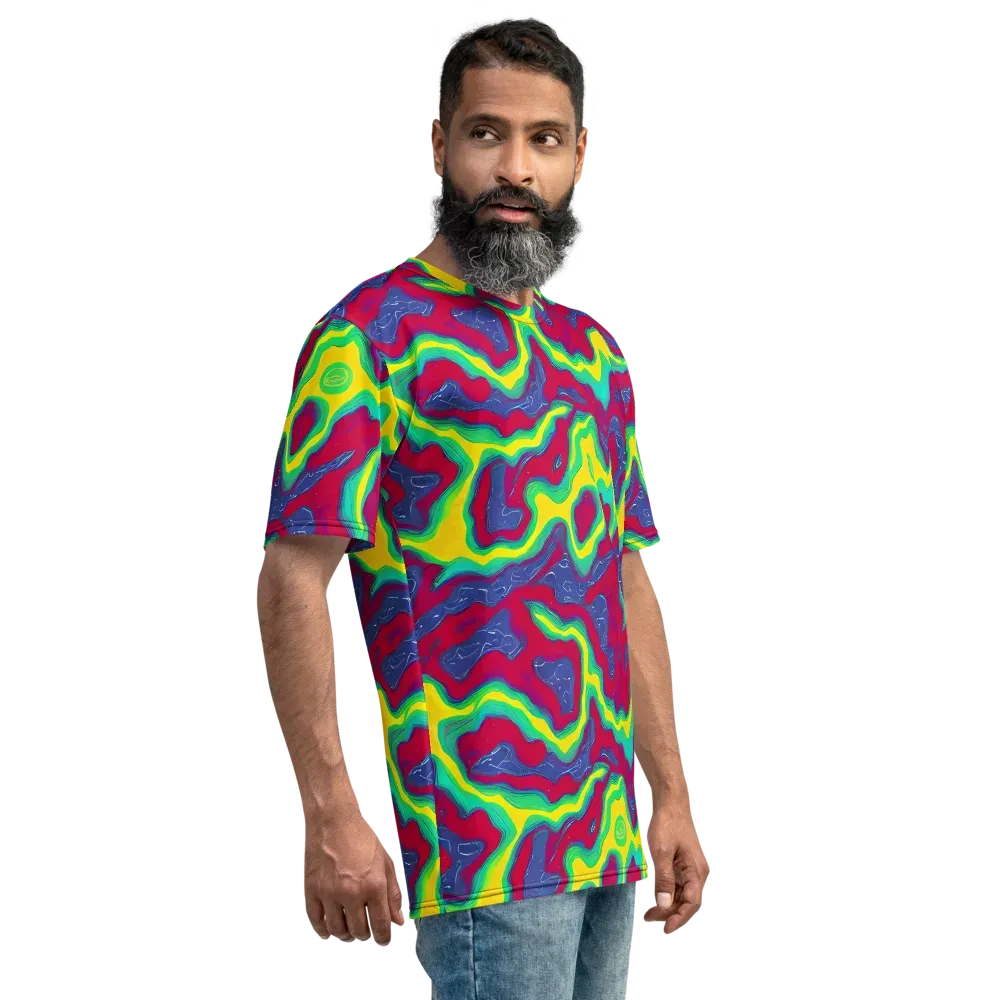 Voltage Valley on Men's Crew Neck T-Shirt — Right