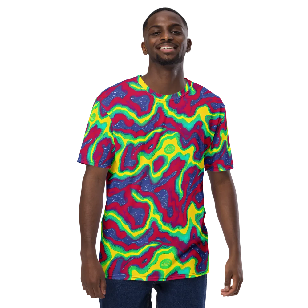 Voltage Valley on Men's Crew Neck T-Shirt — Front