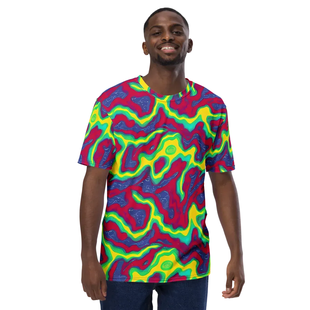 Voltage Valley on Men's Crew Neck T-Shirt — Front